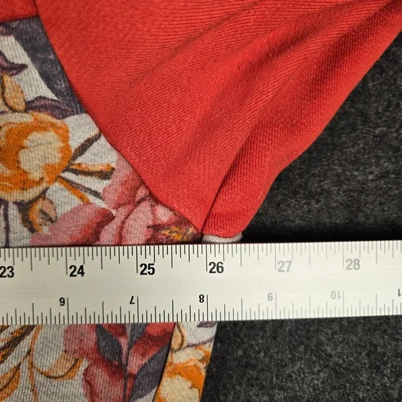 Banana Republic x Prep Curry Mens Floral Hooded Sweatshirt Oversized Size XL